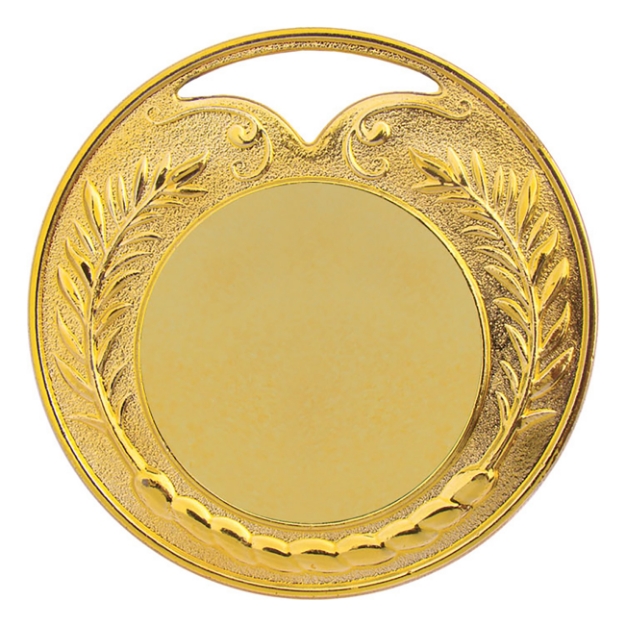 Imagem de MEDALHA PERSONALIZÁVEL METALIZADA NA COR DOURADA - 63000-AZ-D