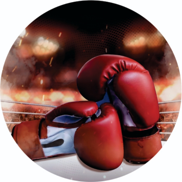 Imagem de ADESIVO MODALIDADE BOXE EM VINIL PARA MEDALHA - DA-35-BX