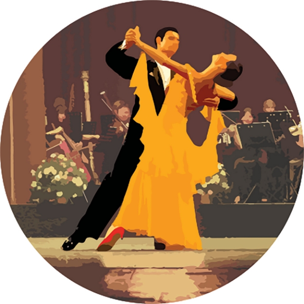 Imagem de ADESIVO MODALIDADE DANÇA DE CASAL EM VINIL PARA MEDALHA - DA-35-DC