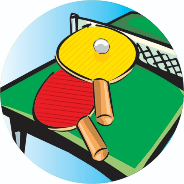 Imagem de ADESIVO MODALIDADE TENIS DE MESA EM VINIL PARA MEDALHA - DA-35-TM