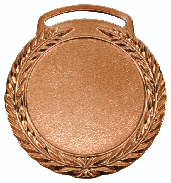 Imagem de MEDALHA PERSONALIZÁVEL METALIZADA NA COR BRONZE - 55007-BN