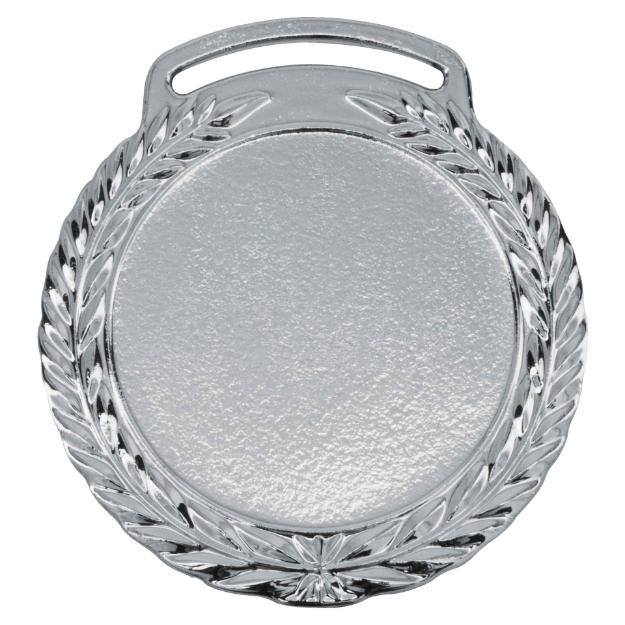 Imagem de MEDALHA PERSONALIZÁVEL METALIZADA NA COR PRATA - 55007-P