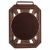 Imagem de MEDALHA GRANDE RETANGULAR NA COR BRONZE ENVELHECIDO - 80600-BV