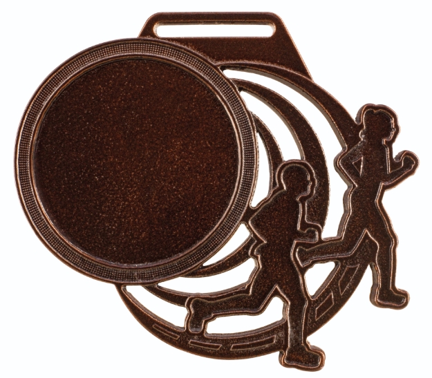 Imagem de MEDALHA GRANDE ENVELHECIDA NA COR BRONZE - 10701-AZ-BV