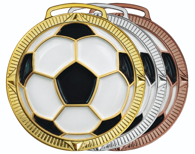 Imagem de MEDALHA PARA FUTEBOL  COM PINTURA ESPECIAL- 75008-D