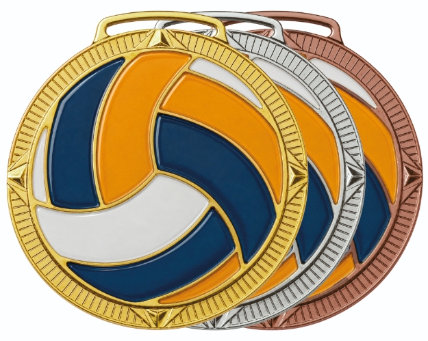 Imagem de MEDALHA PARA VOLEI COM PINTURA ESPECIAL - 75006-D